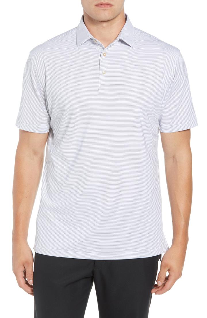 Men's Peter Millar Halford Classic Fit Stripe Stretch Golf Polo