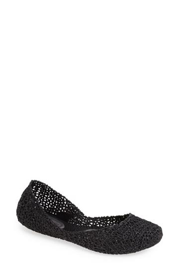 Women's Melissa 'campana Papel Vii' Jelly Flat M - Black