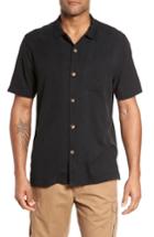 Men's Tommy Bahama St Lucia Fronds Silk Camp Shirt - Black