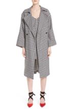 Women's Simon Miller Houndstooth Double Breasted Coat - Grey