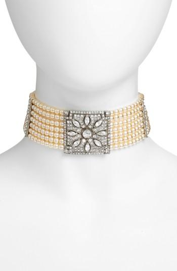 Women's Ben-amun Imitation Pearl Choker