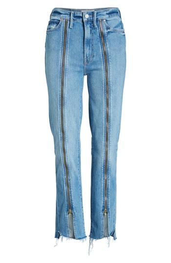 Women's Mother The Rascal High Waist Zip Step Hem Jeans