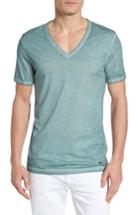 Men's Boss Orange 'toulouse' V-neck T-shirt - Blue/green