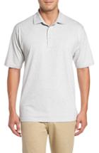 Men's Bobby Jones Riverside Heather Stripe Polo - White