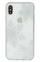 Kate Spade New York Glitter Snowflakes Iphone X Case - Metallic