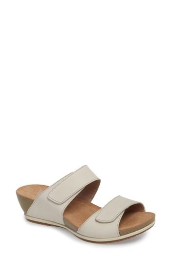 Women's Dansko Vienna Slide Sandal .5-6us / 36eu M - White