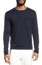 Men's Vince Long Sleeve Pocket T-shirt - Blue
