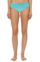 Women's Bleu By Rod Beattie Smocked Hipster Bikini Bottoms - Blue