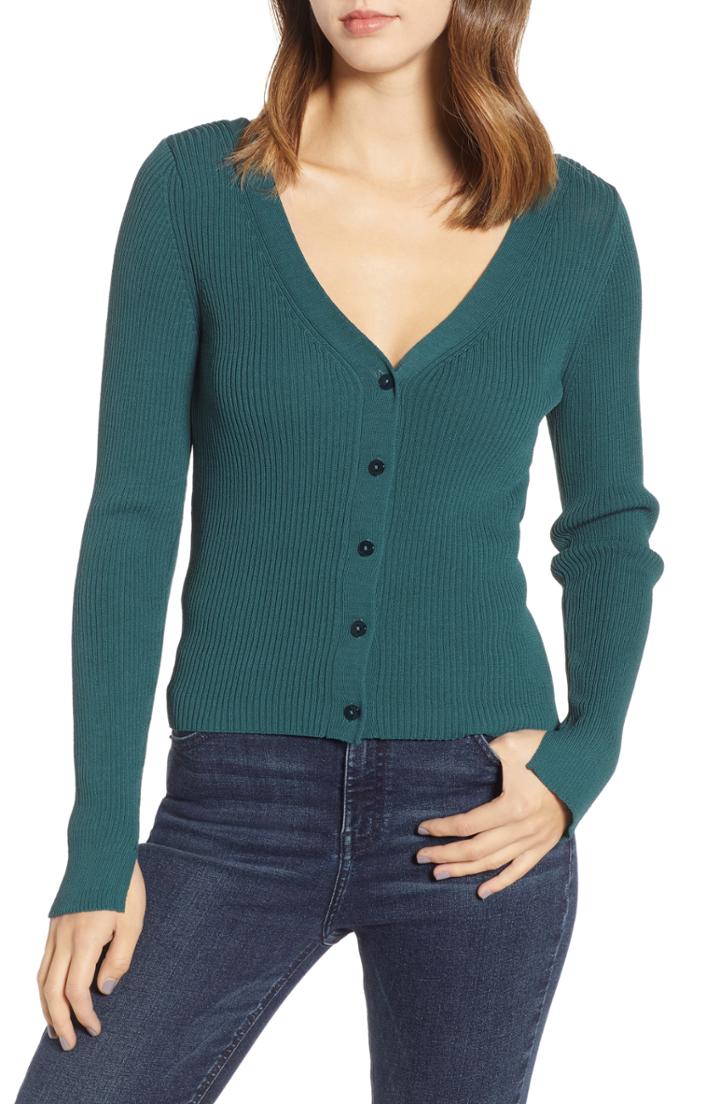 Women's Leith Reversible Rib Sweater - Blue/green