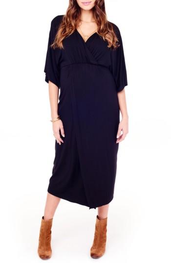 Women's Ingrid & Isabel Dolman Sleeve Maternity Dress - Black