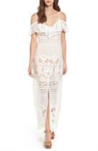 Women's Wayf Lace Maxi Dress, Size Xxl - Ivory