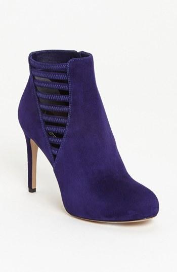 Via Spiga 'bleu' Bootie Womens Purple Suede