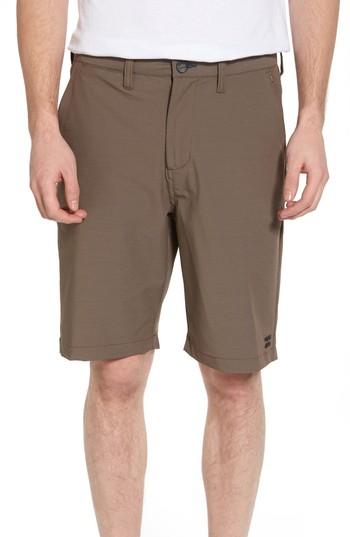 Men's Billabong Crossfire X Submersible Twill Shorts - Brown