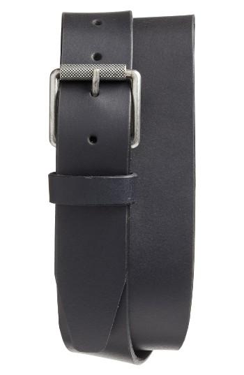 Men's 1901 Roller Buckle Leather Belt - Black