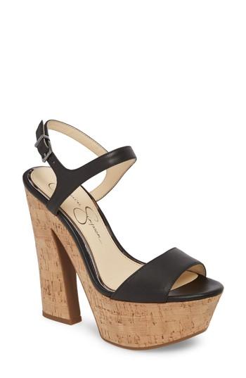 Women's Jessica Simpson Divella Platform Sandal M - Black