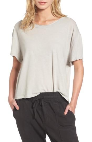 Women's James Perse Crop Boxy Tee - Blue