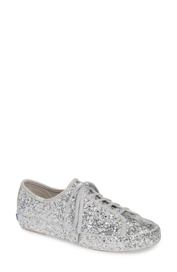 Women's Keds For Kate Spade New York Kickstart Glitter Sneaker .5 M - Blue