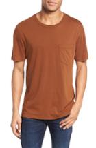 Men's Billy Reid Crewneck T-shirt, Size - Metallic