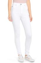 Women's Ag The Mila Super High Waist Ankle Skinny Jeans - White