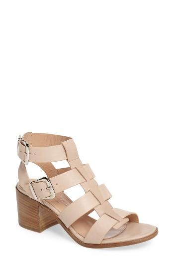 Women's Charles By Charles David Bronson Block Heel Sandal M - Beige
