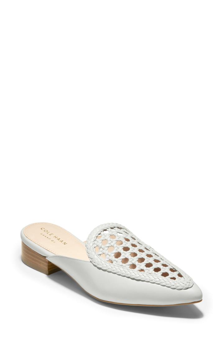 Women's Cole Haan Payson Woven Mule B - White