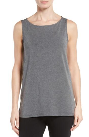 Women's Eileen Fisher Stretch Tencel Jersey Tank - Grey