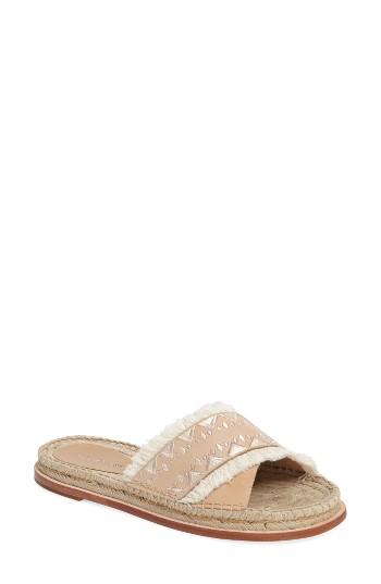 Women's Pour La Victoire Pikko Slide Sandal .5 M - Beige