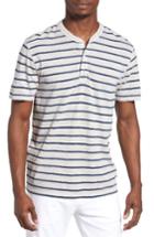 Men's 1901 Garment Dyed Stripe Henley T-shirt