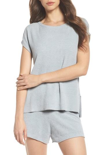 Women's Barefoot Dreams Cozychic Ultra Lite Lounge Tee - Grey