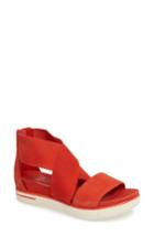 Women's Eileen Fisher Sport Platform Sandal .5 M - Red