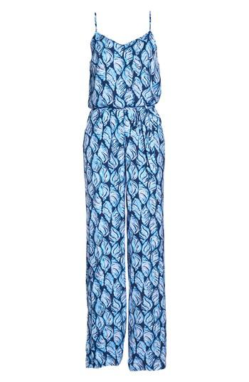Women's Lilly Pulizter Dusk Sleeveless Jumpsuit - Blue