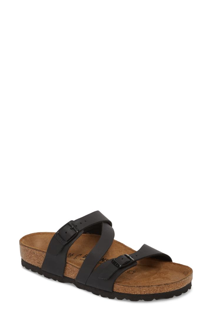 Women's Birkenstock Salina Slide Sandal -8.5us / 39eu B - Black