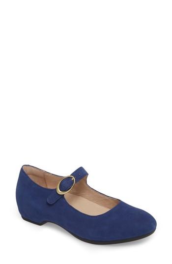 Women's Dansko Linette Mary Jane Wedge .5-7us / 37eu M - Blue