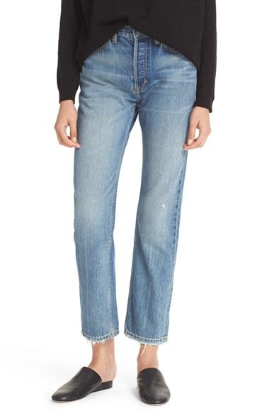 Women's Vince Vintage Straight Leg Crop Jeans