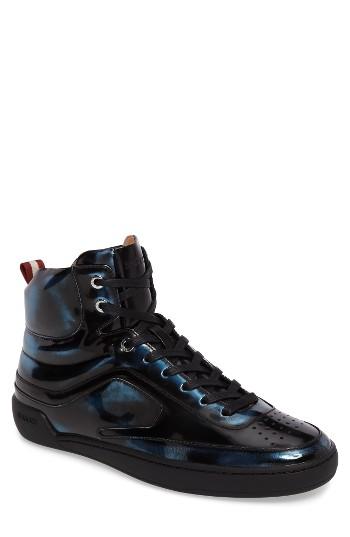 Men's Bally Etra High Top Sneaker D - Blue