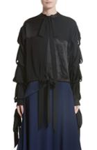 Women's J.w. Anderson Soft Tudor Blouse Us / 8 Uk - Black