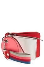 Rebecca Minkoff Set Of 3 Leather Pouches - Pink