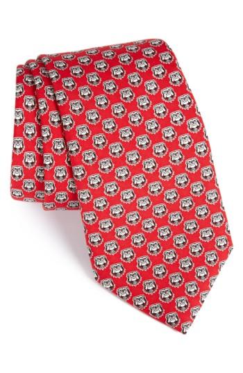 Men's Vineyard Vines University Of Georgia Silk Tie, Size - Red