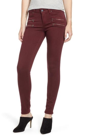 Women's Paige Transcend - Edgemont Ultra Skinny Jeans - Burgundy
