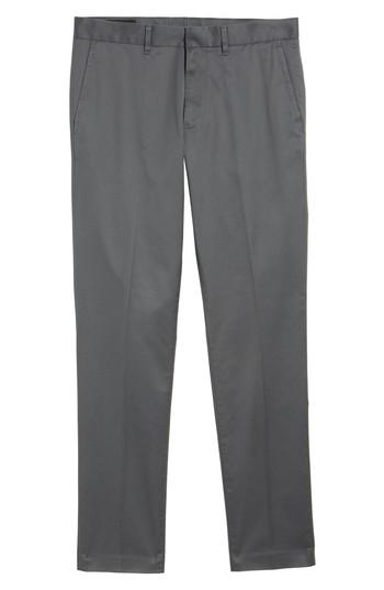 Men's Nordstrom Men's Shop Slim Fit Non-iron Chinos X 30 - Grey