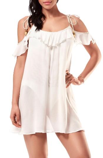 Women's Robin Piccone Cold Shoulder Cover-up Dress - White