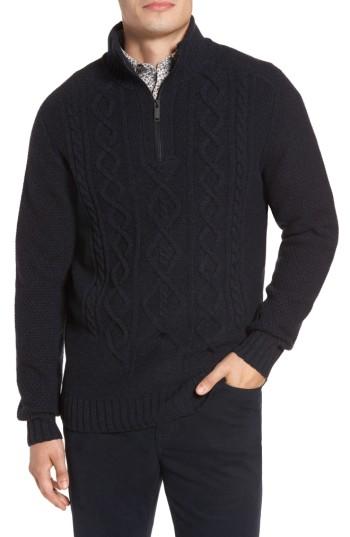 Men's Rodd & Gunn Cape Scoresby Wool Sweater - Blue