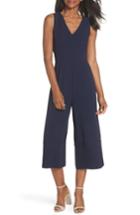 Women's Vince Camuto Crepe Cropped Jumpsuit - Blue