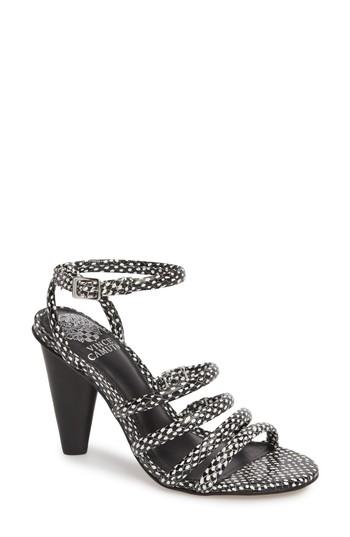 Women's Vince Camuto Kaniana Cone Heel Cage Sandal M - Black