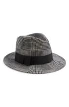 Women's Kate Spade New York Mod Wool Felt Trilby - Black