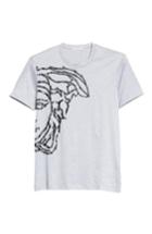 Men's Versace Collection Medusa Tape Graphic T-shirt, Size - Grey
