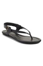 Women's Tory Burch Minnie Travel Thong Sandal M - Black