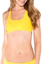 Women's Byrds Of Paradise Aria Racerback Bikini Top - Yellow