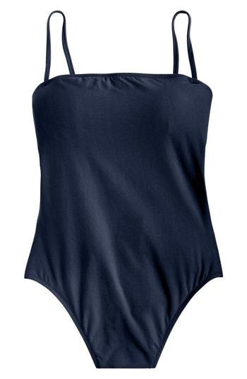 Women's J.crew Maggie Baby Bow Back One-piece Swimsuit - Blue
