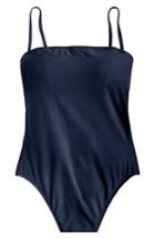 Women's J.crew Maggie Baby Bow Back One-piece Swimsuit - Blue